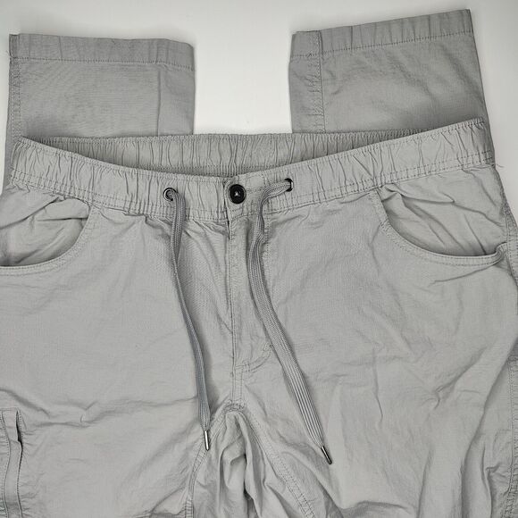 BYLTPremium Basic Pants Gray Hiking Draw String Mens Size XL (32.5x31)